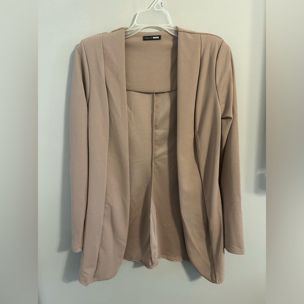 Fashion Nova Tan Blazer